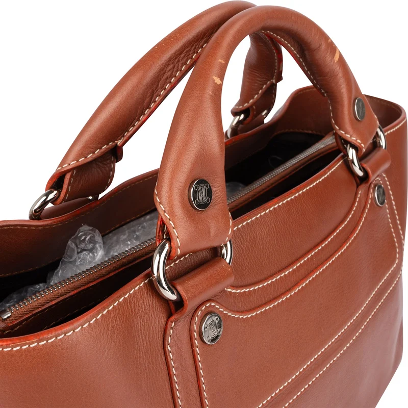 Céline Leather Boogie Handbag