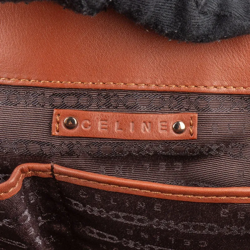Céline Leather Boogie Handbag
