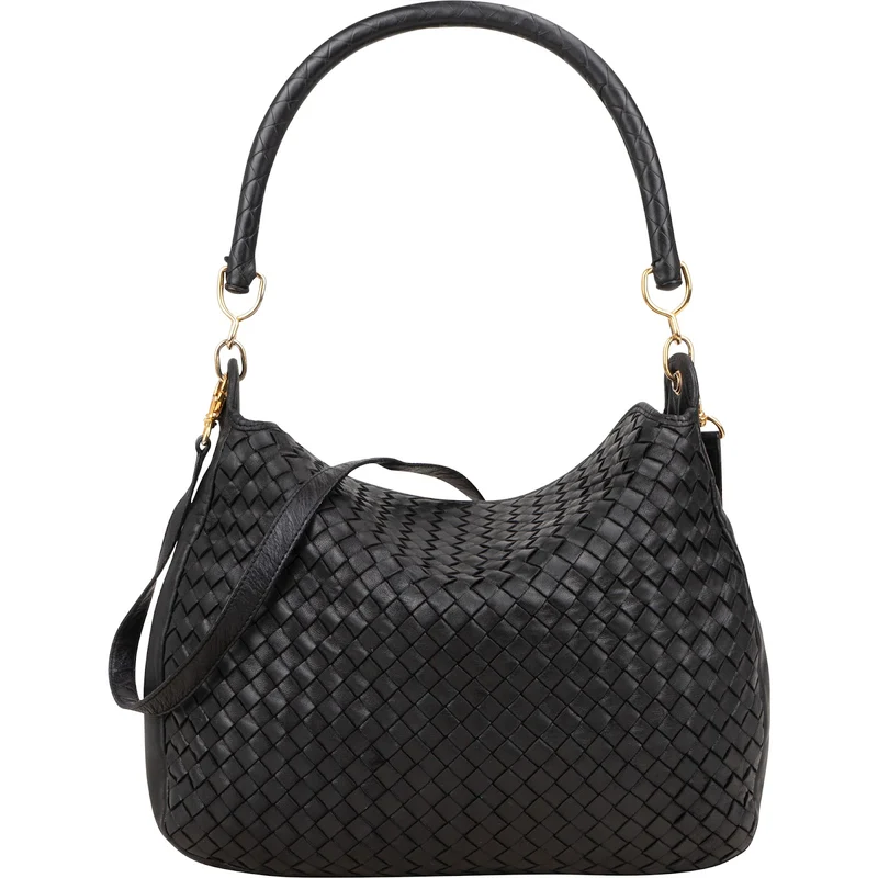 Bottega Veneta Intrecciato Leather Hobo Shoulder Bag