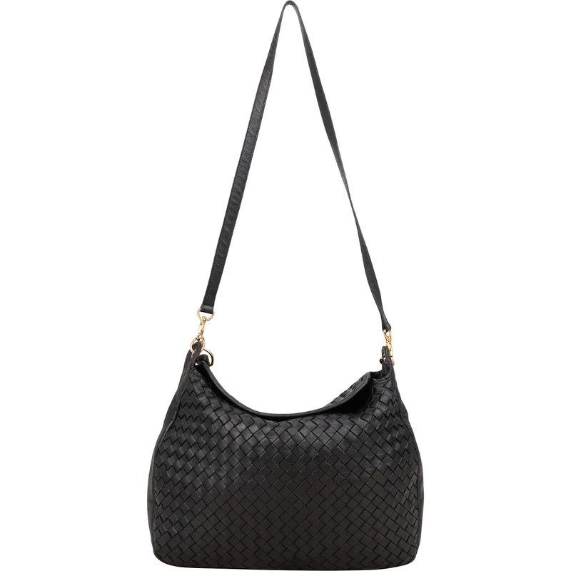 Bottega Veneta Intrecciato Leather Hobo Shoulder Bag