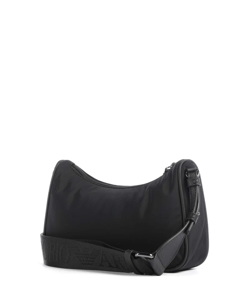Emporio Armani Nylon Recycled Umhängetasche black beauty