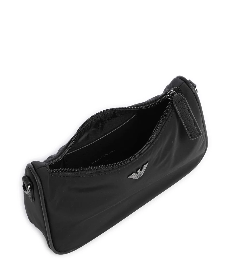 Emporio Armani Nylon Recycled Umhängetasche black beauty
