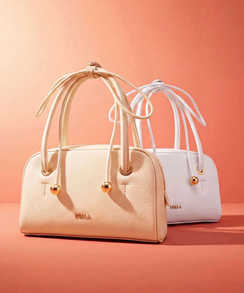 Furla Poppy Mini Handtasche cremino