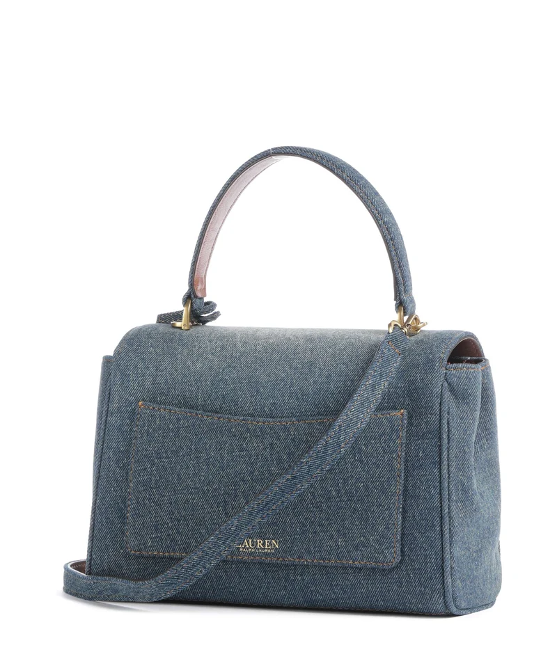 Lauren Ralph Lauren Farrah Small Handtasche oxford blue/lauren tan