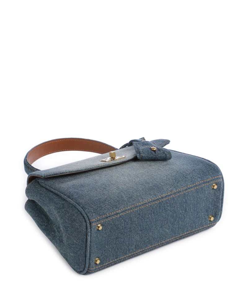 Lauren Ralph Lauren Farrah Small Handtasche oxford blue/lauren tan