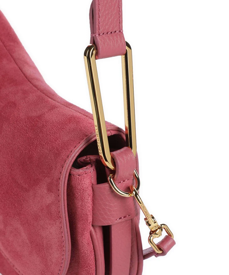 Coccinelle Magie Suede Schultertasche rosewood