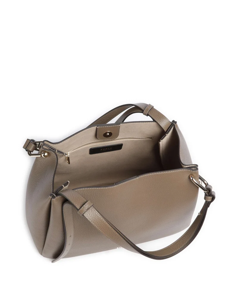 Furla Nuvola L Beuteltasche muddy gray