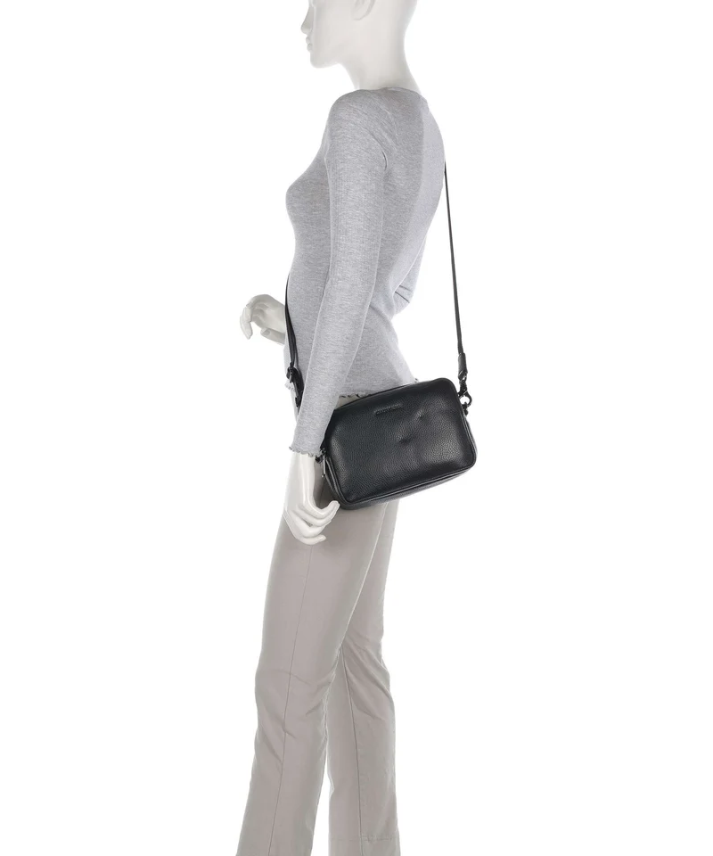 Mandarina Duck Mellow Leather Umhängetasche nero