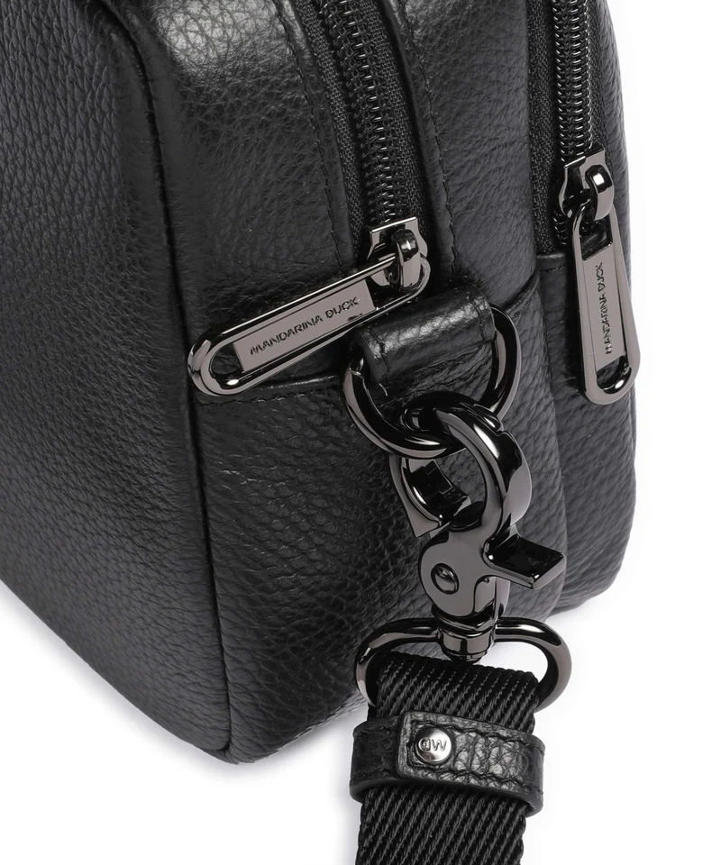 Mandarina Duck Mellow Leather Umhängetasche nero