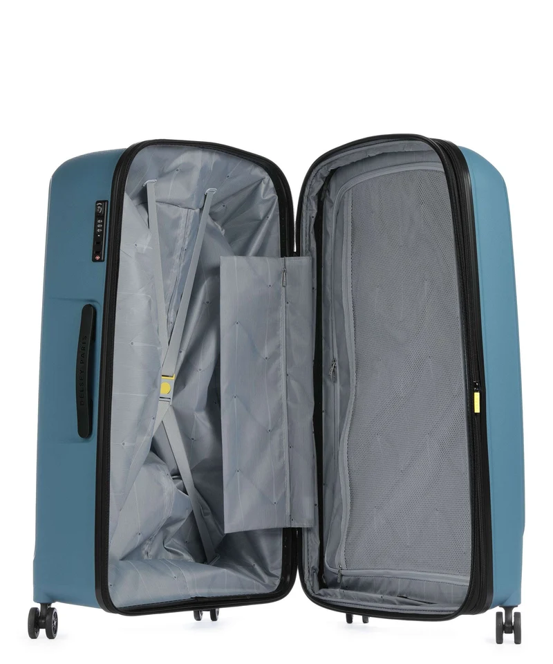 Delsey Paris Belmont Plus 4-Rollen Trolley zink blau