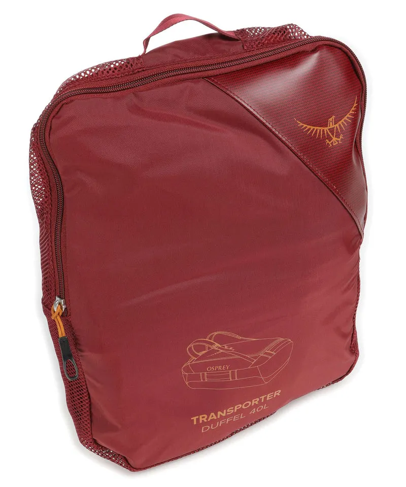 Osprey Transporter 40 Weekender red mountain