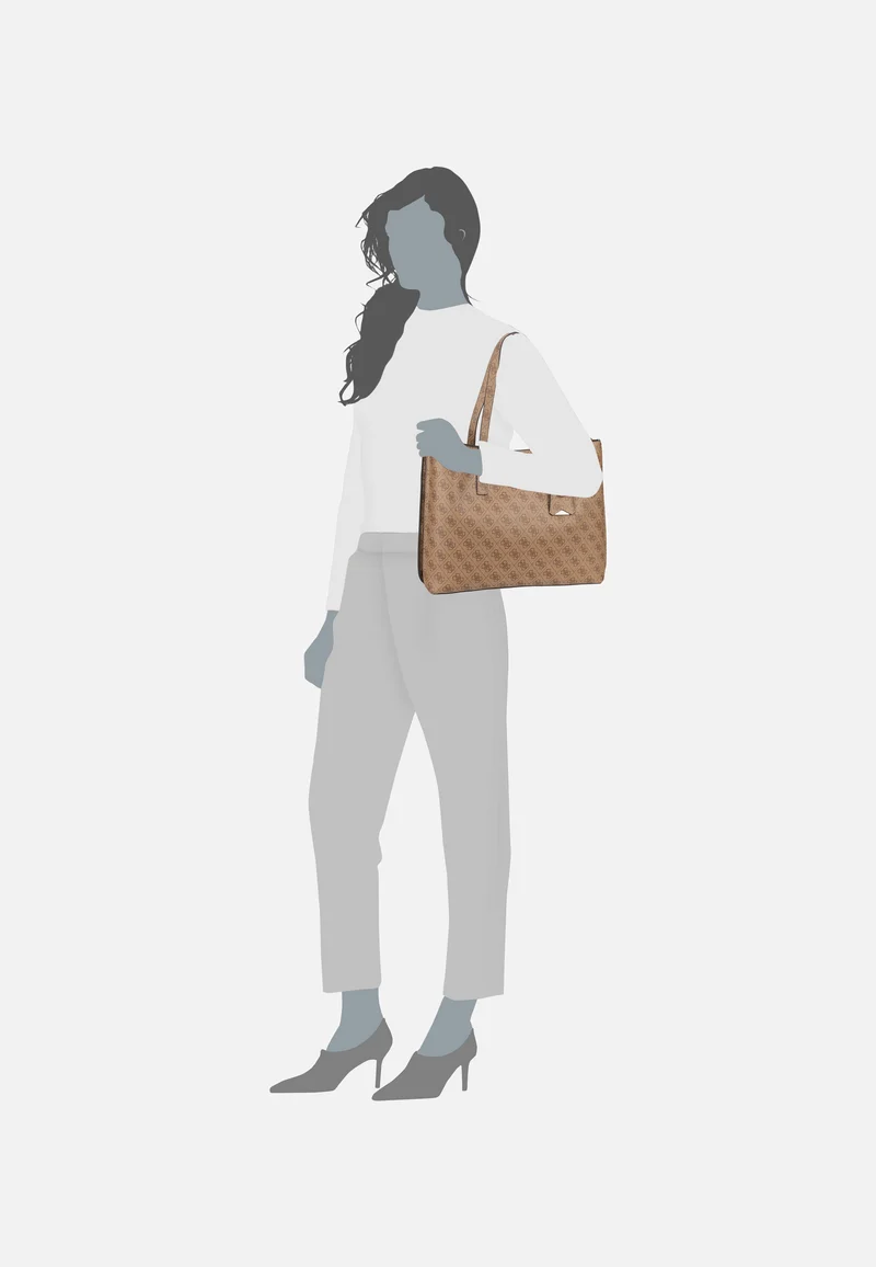 Meridian II Girlfriend TO 74230 Logo Latte - Shopper