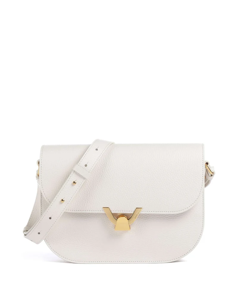 Coccinelle Dew Schultertasche blanco