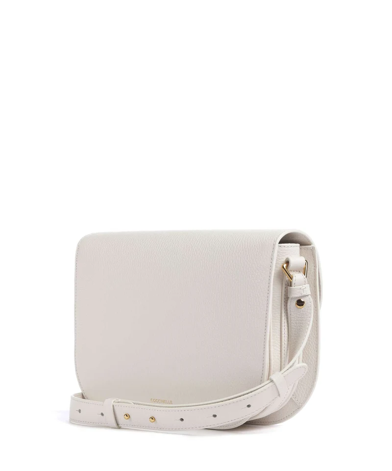 Coccinelle Dew Schultertasche blanco