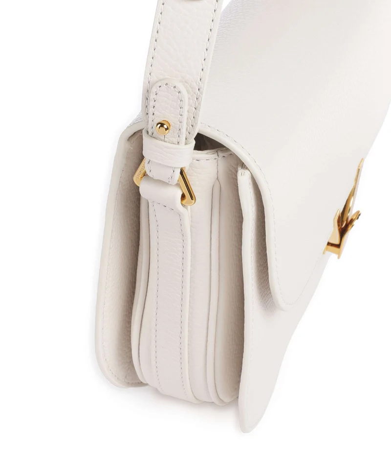 Coccinelle Dew Schultertasche blanco