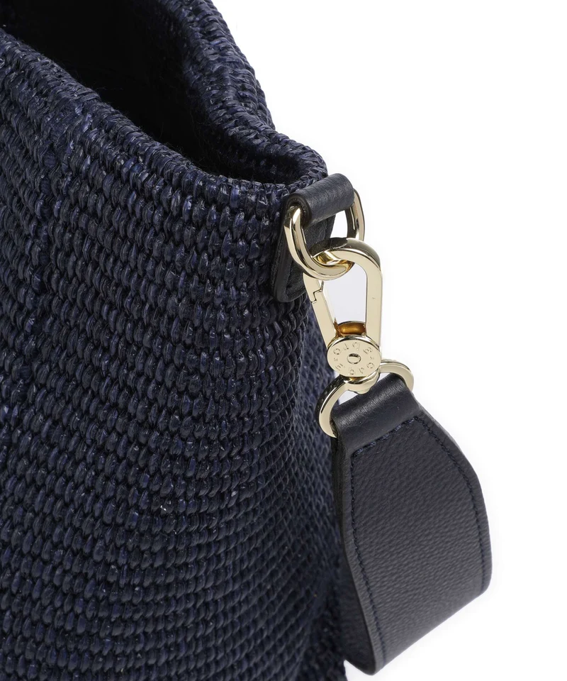 Abro Raffia Kaia Shopper navy