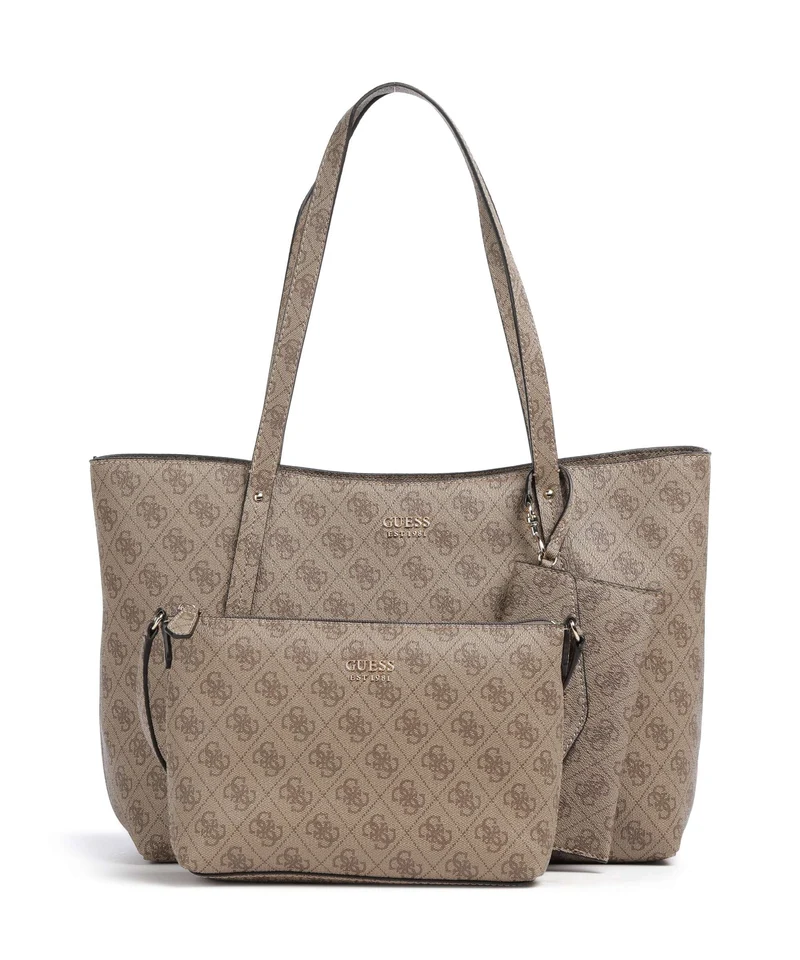Guess Brenton Shopper latte logo