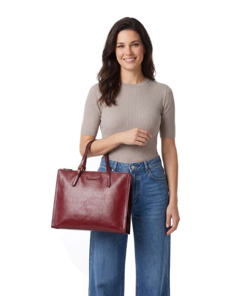 The Bridge Monica Laptoptasche barolo