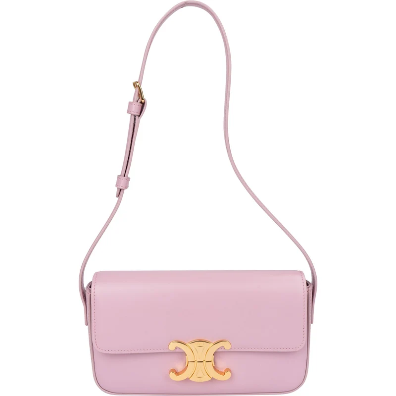 Celine Calfskin Leather Teen Triomphe Shoulder Bag