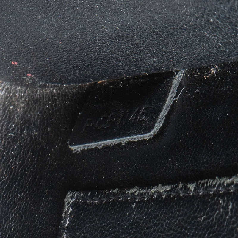 Céline Tricolor Grained Suede & Leather Nano Luggage Handbag