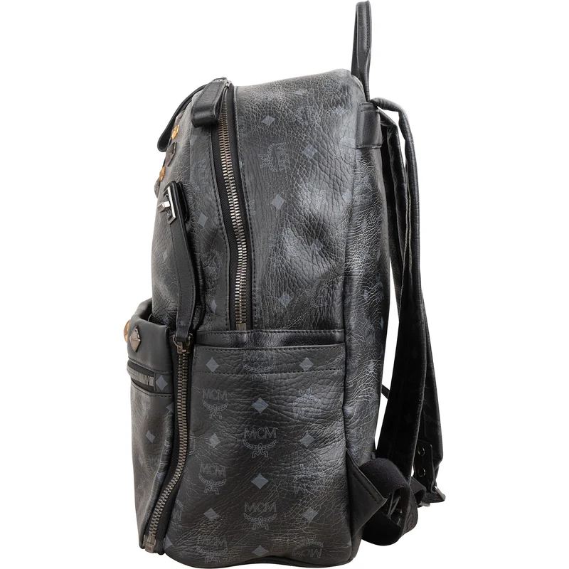 MCM Monogram Visetos Stark Studded 2 in 1 Backpack