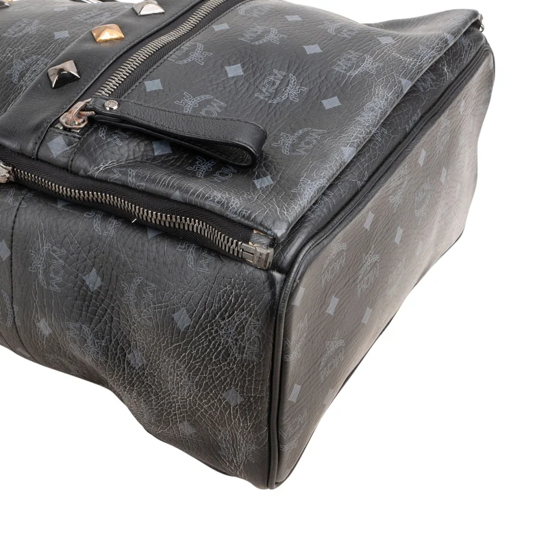 MCM Monogram Visetos Stark Studded 2 in 1 Backpack