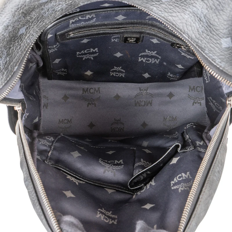 MCM Monogram Visetos Stark Studded 2 in 1 Backpack