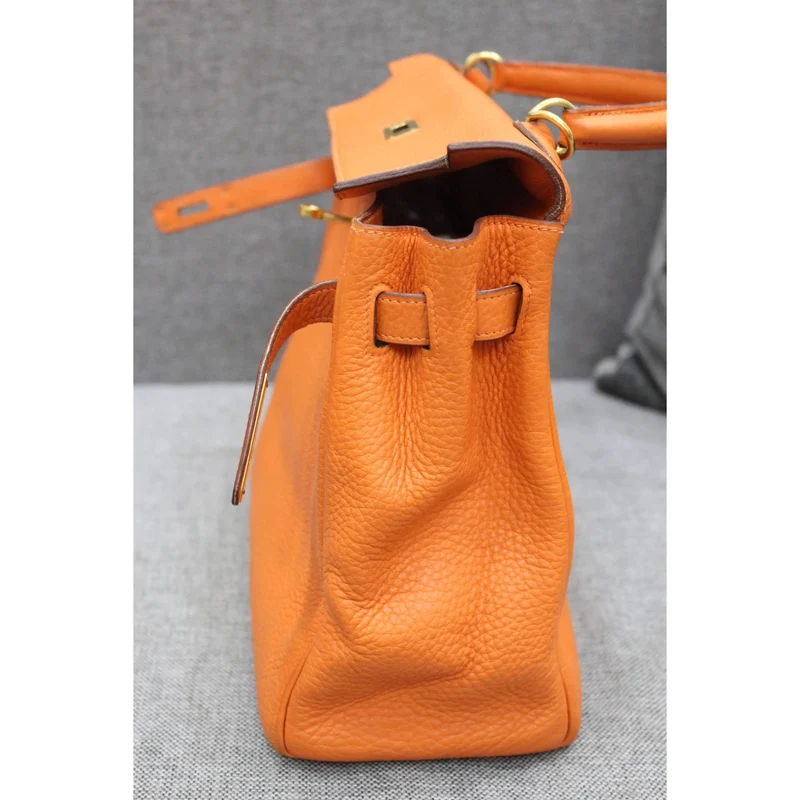 Hermes Kelly 32 Clemence Orange