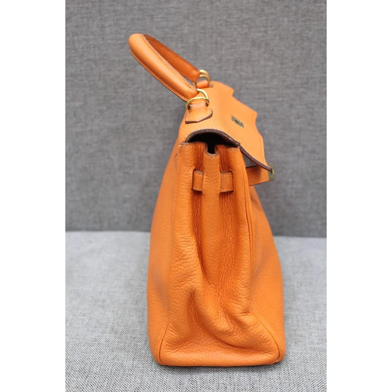 Hermes Kelly 32 Clemence Orange