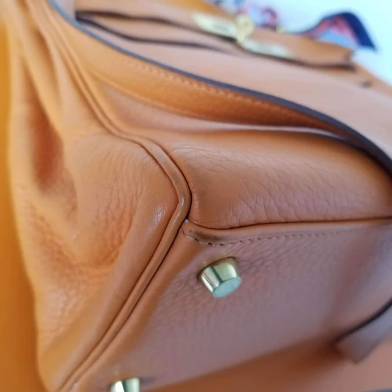 Hermes Kelly 32 Clemence Orange