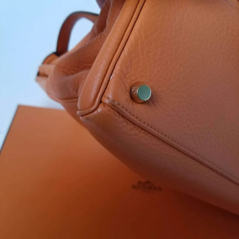 Hermes Kelly 32 Clemence Orange
