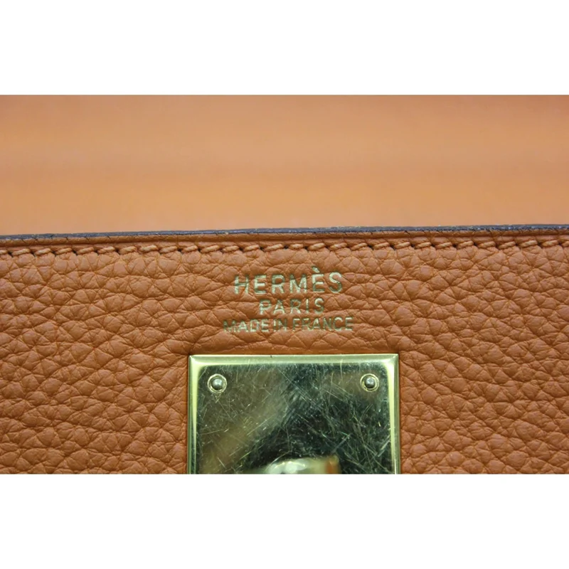 Hermes Kelly 32 Clemence Orange