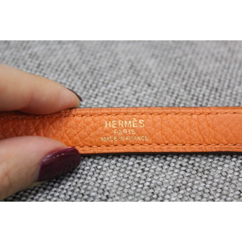 Hermes Kelly 32 Clemence Orange