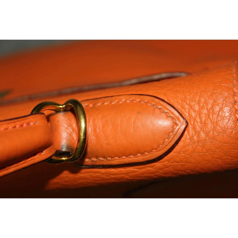 Hermes Kelly 32 Clemence Orange