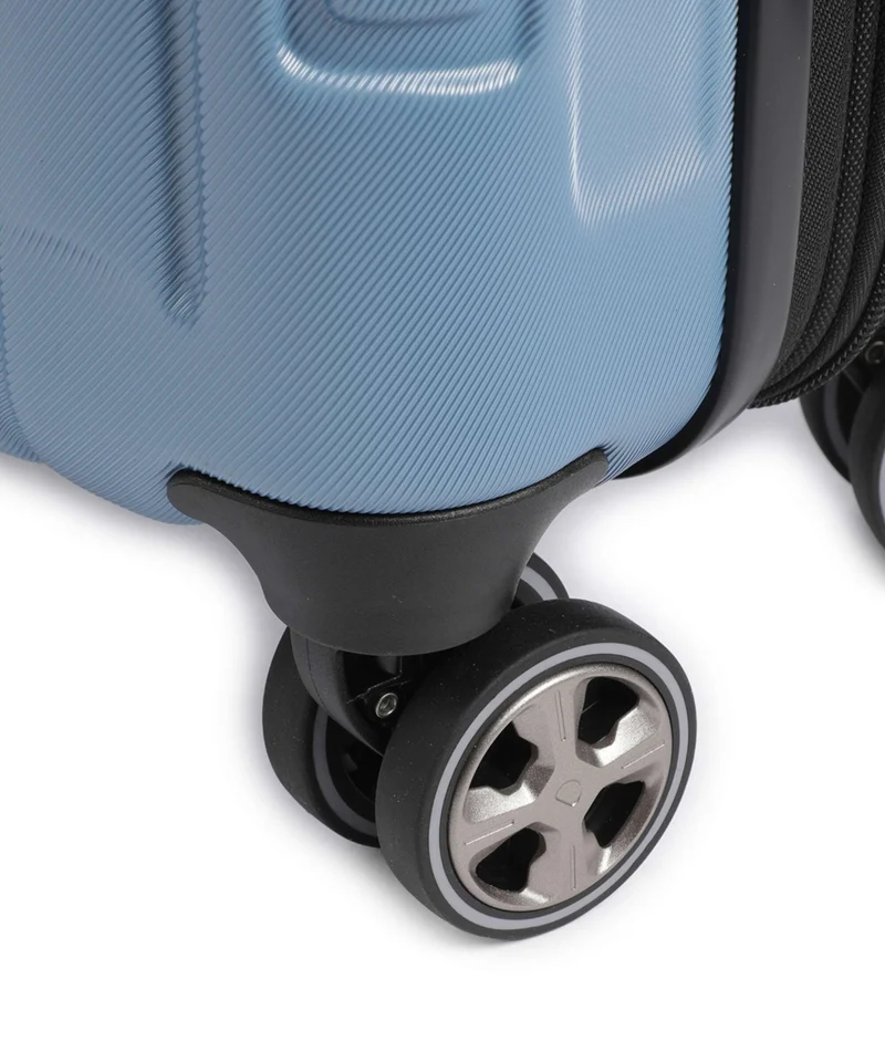 Delsey Paris Longitude 4-Rollen Trolley blue