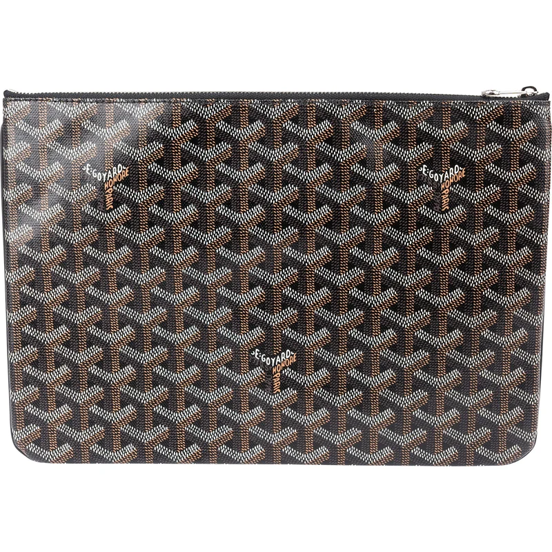 Goyard Monogram Goyardine Senat MM Clutch