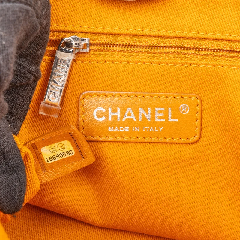 Chanel Raffia Deauville Tote Shoulder Bag