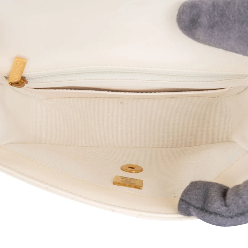 Chanel Quilted Lambskin Mini Rectangular Pearl Single Flap Crossbody Bag