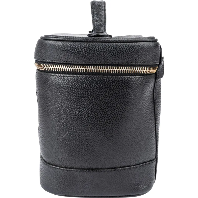 Chanel Caviar Leather Vanity Case Handbag