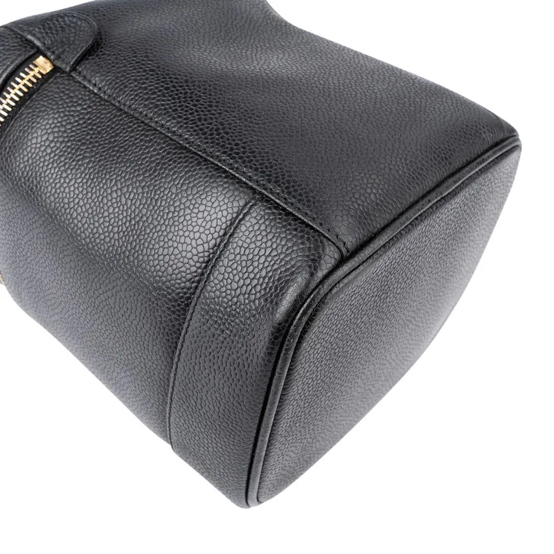 Chanel Caviar Leather Vanity Case Handbag