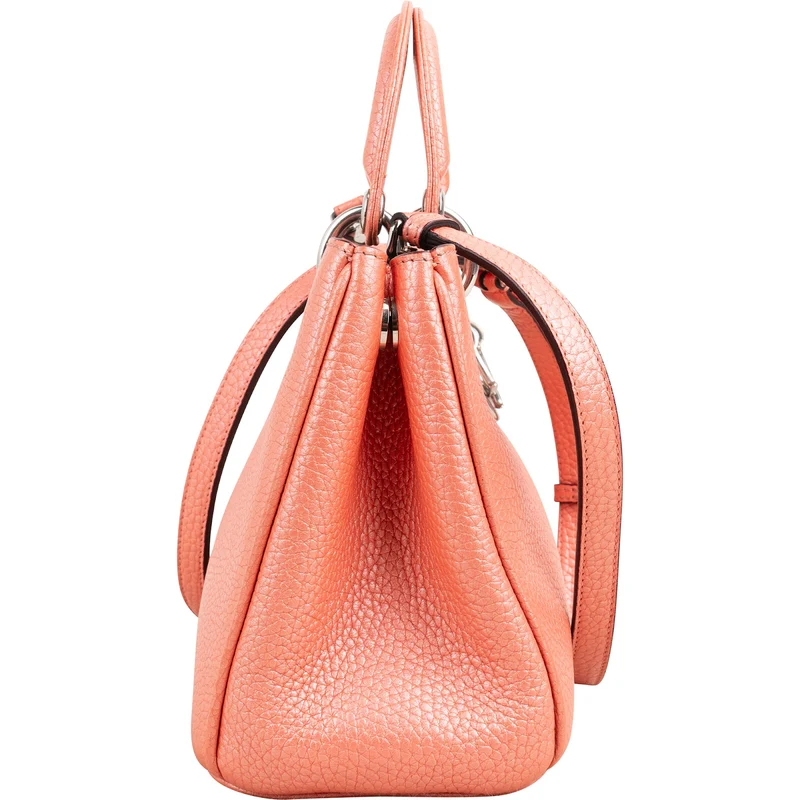 Christian Dior Grained Calfskin Small Diorissimo Handbag