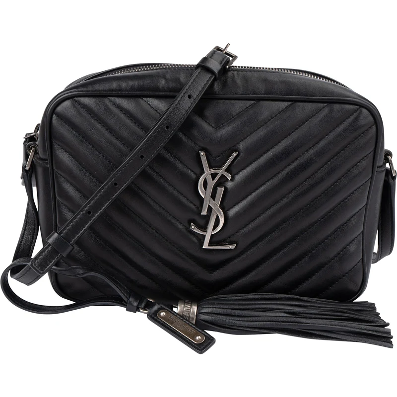 Saint Laurent Quilted Leather Lou Camera Crossbody Bag