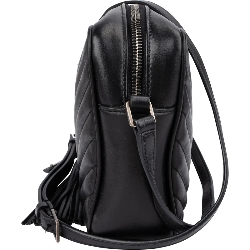 Saint Laurent Quilted Leather Lou Camera Crossbody Bag