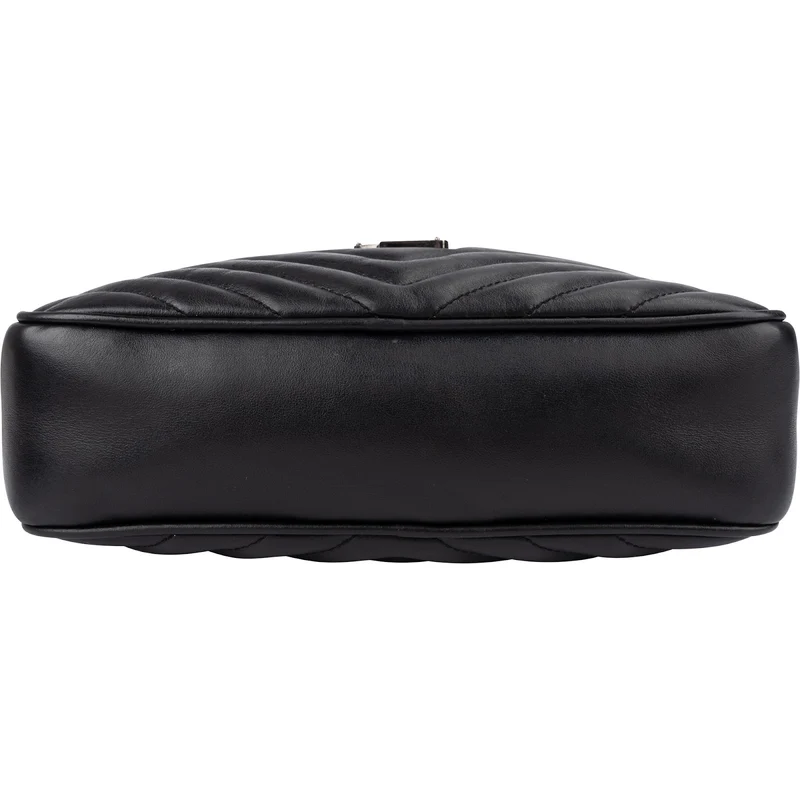 Saint Laurent Quilted Leather Lou Camera Crossbody Bag