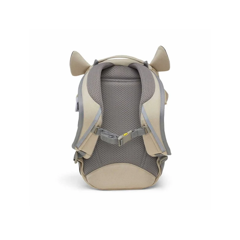 Kindergartenrucksack Kleiner Freund Nashorn Beige