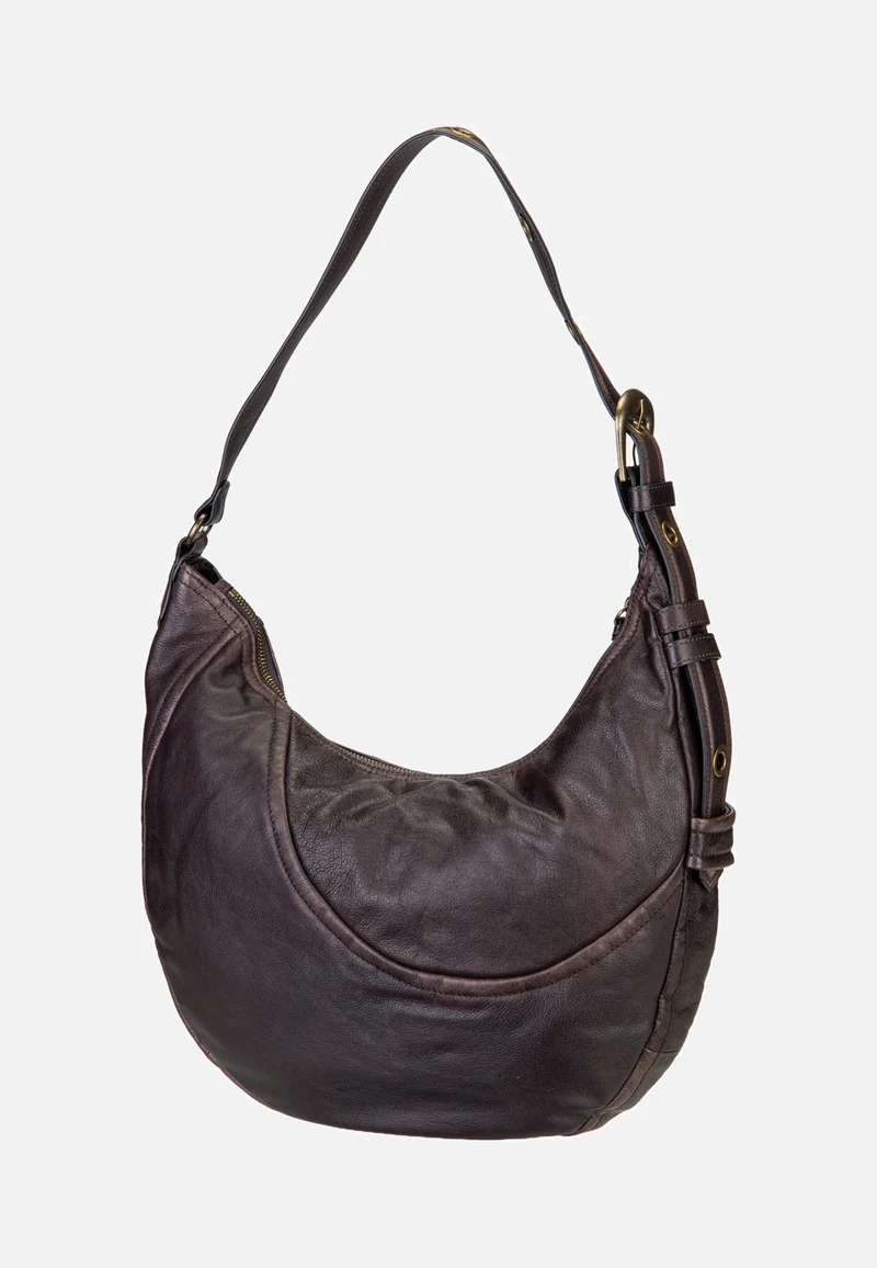 Luna Hobo M 3D Leather Deep Soil - Hobo Bag