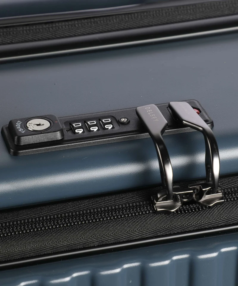 Delsey Paris Securitime 4-Rollen Trolley pebble