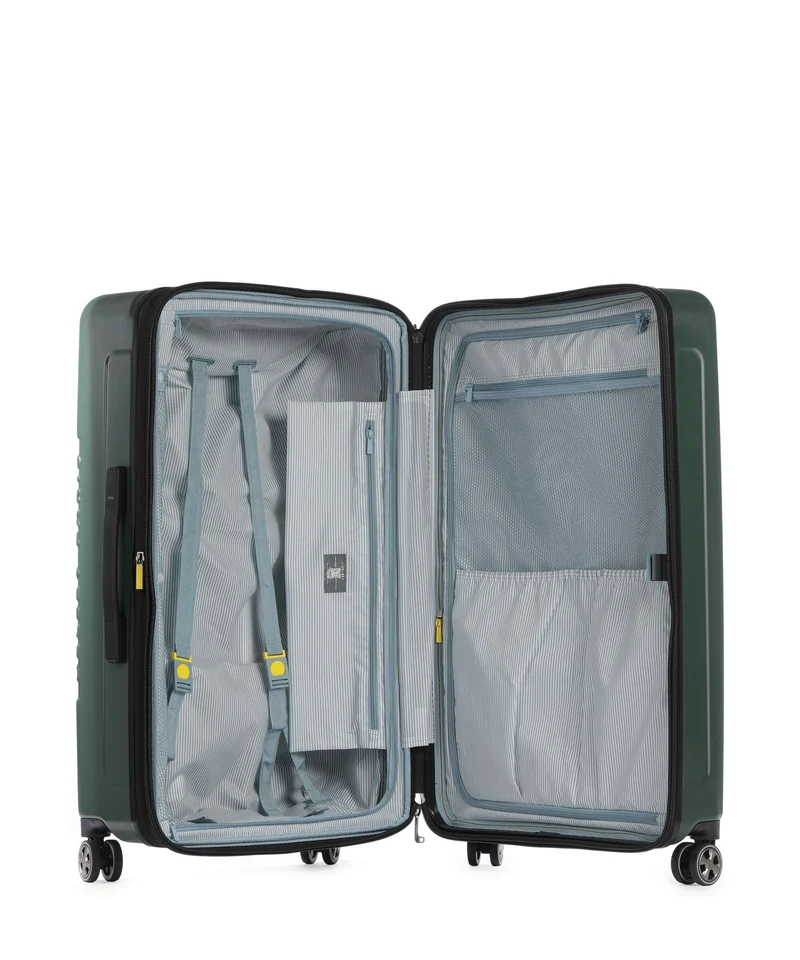 Delsey Paris Longitude 4-Rollen Trolley green