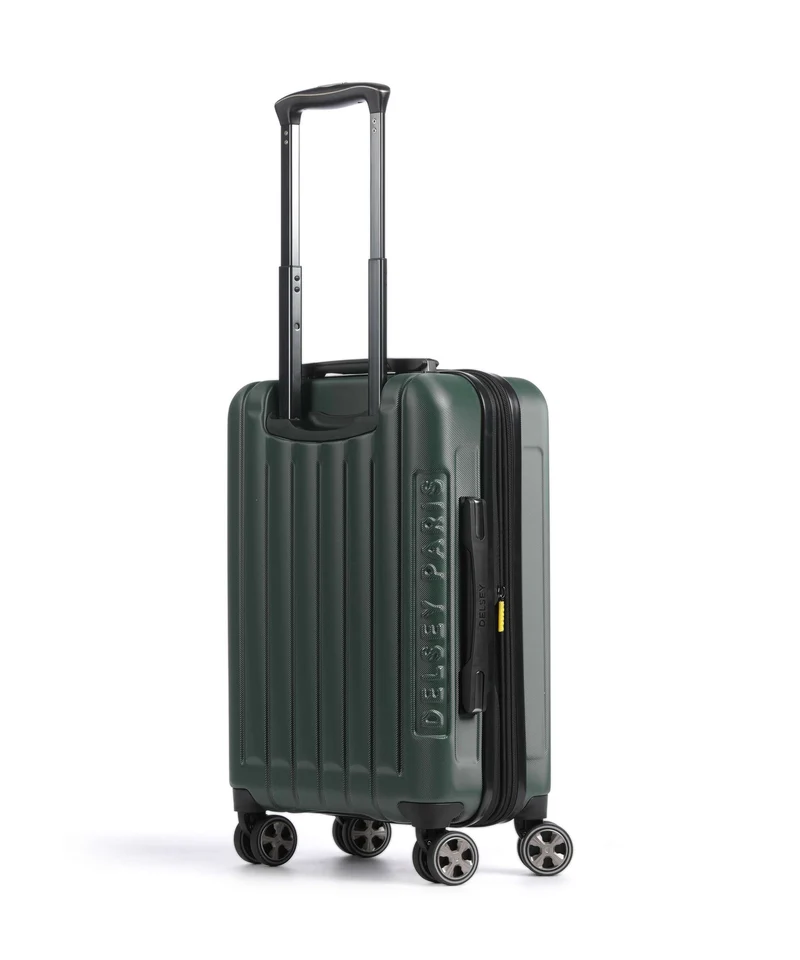 Delsey Paris Longitude 4-Rollen Trolley green