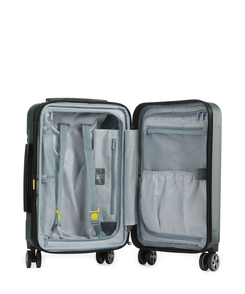 Delsey Paris Longitude 4-Rollen Trolley green
